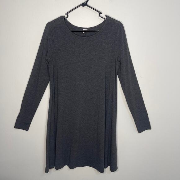 Old Navy women's medium dress gray knit tunic stretchy soft comfortable - Picture 7 of 12